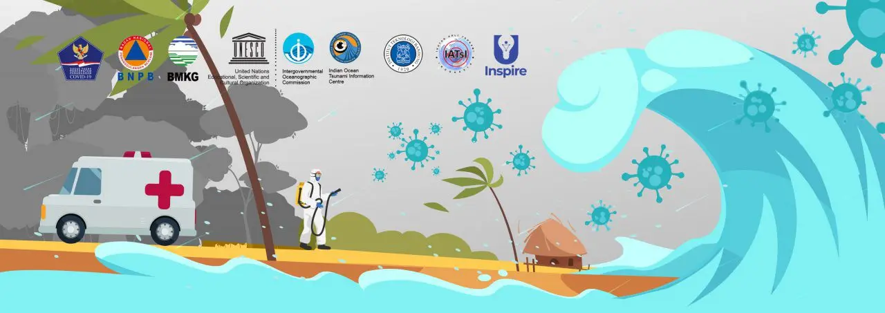 Cover Panduan Langkah Evakuasi Darurat Peringatan Dini Tsunami dalam Situasi COVID-19