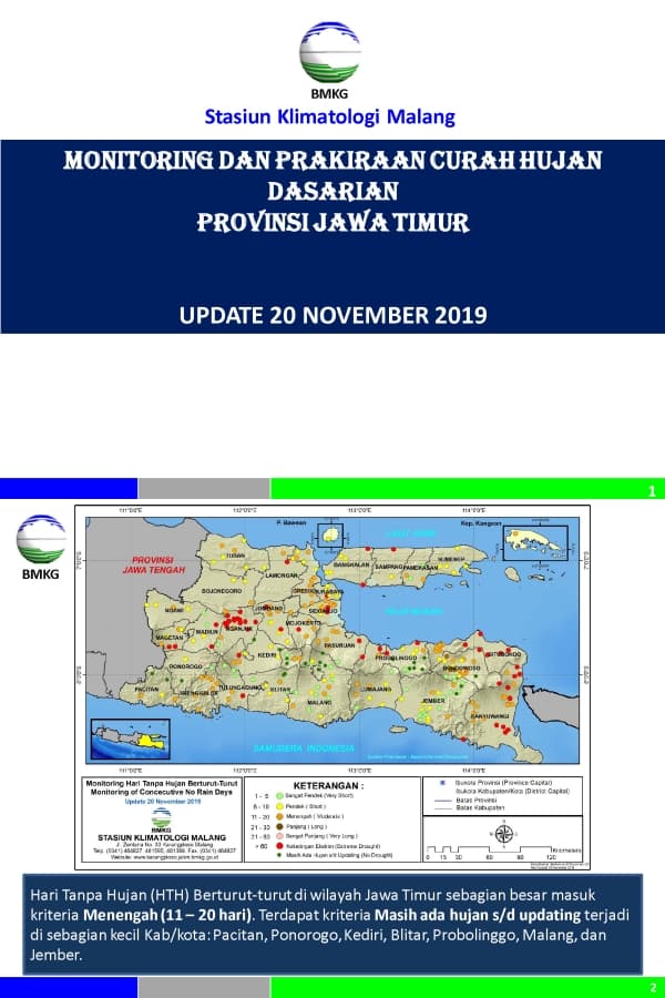 |Analisis dan Prediksi Dasarian| Dinamika Atmosfer - Laut Dan Prediksi Curah Hujan Update Dasarian III (Tanggal 21 - 31) Oktober 2019