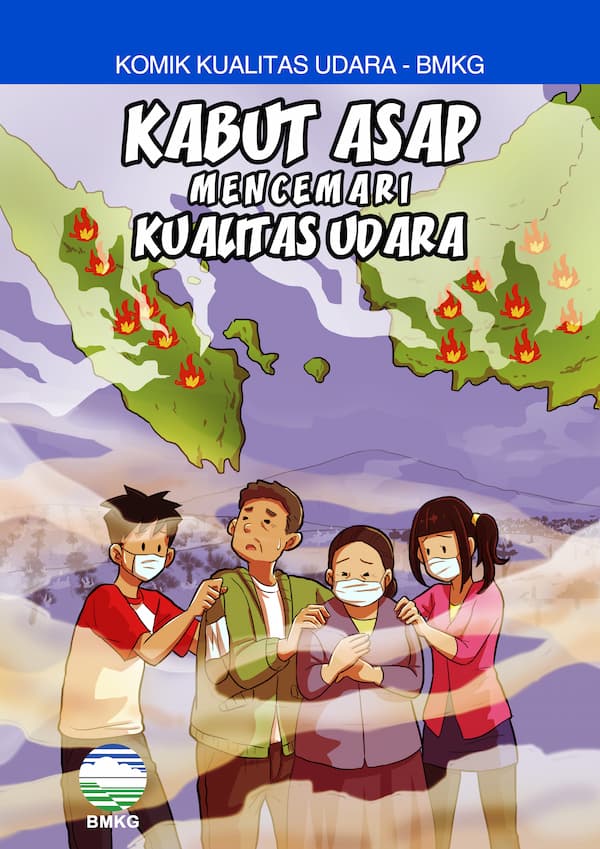 Komik Kualitas Udara BMKG Kabut Asap Mencemari Kualitas Udara