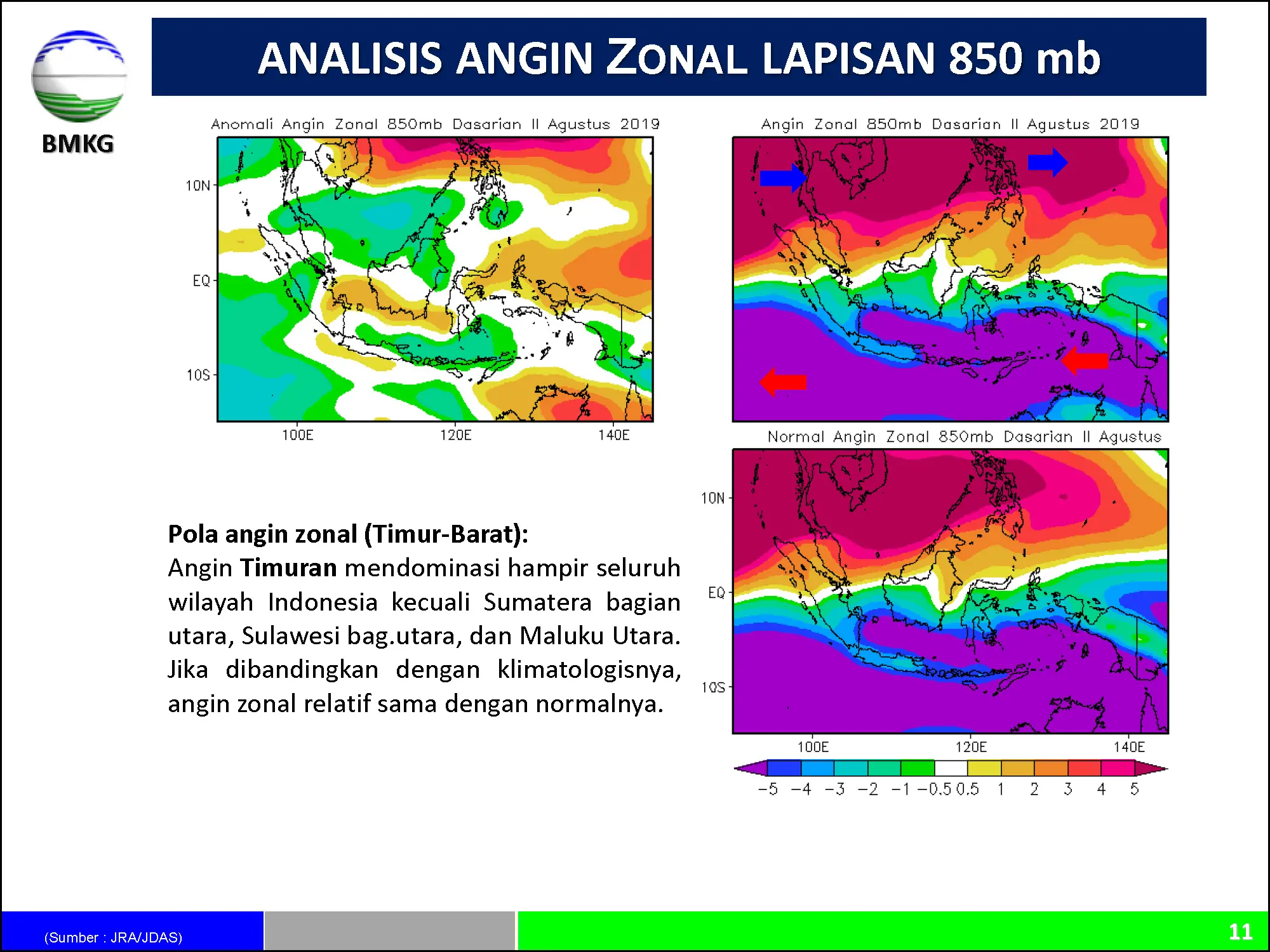 |Analisis dan Prediksi Dasarian| Dinamika Atmosfer - Laut Dan Prediksi Curah Hujan Update Dasarian II Agustus 2019 Halaman 11 dari total 40 Halaman