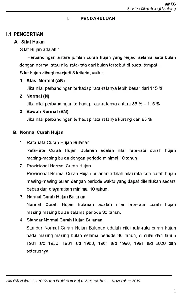 |Buletin - Bulanan| Analisis Hujan Juli 2019 dan Prakiraan Hujan Bulan September - Oktober - November 2019 di Provinsi Jawa Timur  Halaman 40 dari total 73 Halaman