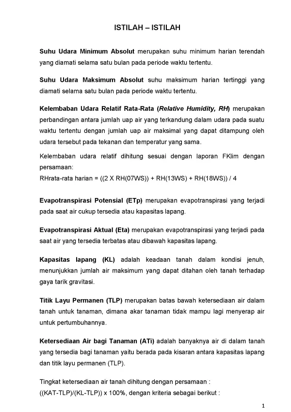 |Buletin - Bulanan| Informasi Iklim dan Lingkungan Vol VII Juli 2019 Halaman 12 dari total 101 Halaman