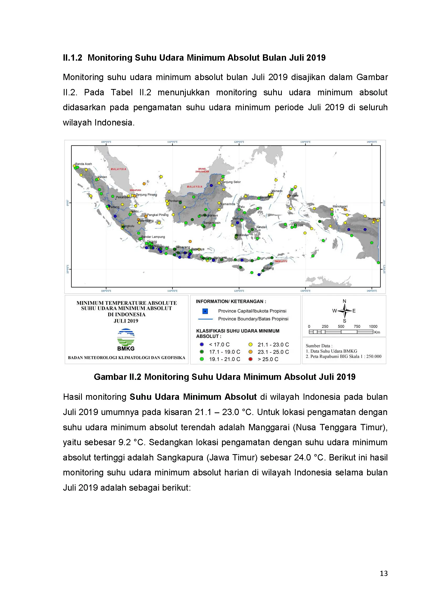 |Buletin - Bulanan| Informasi Iklim dan Lingkungan Vol VII Juli 2019 Halaman 24 dari total 101 Halaman