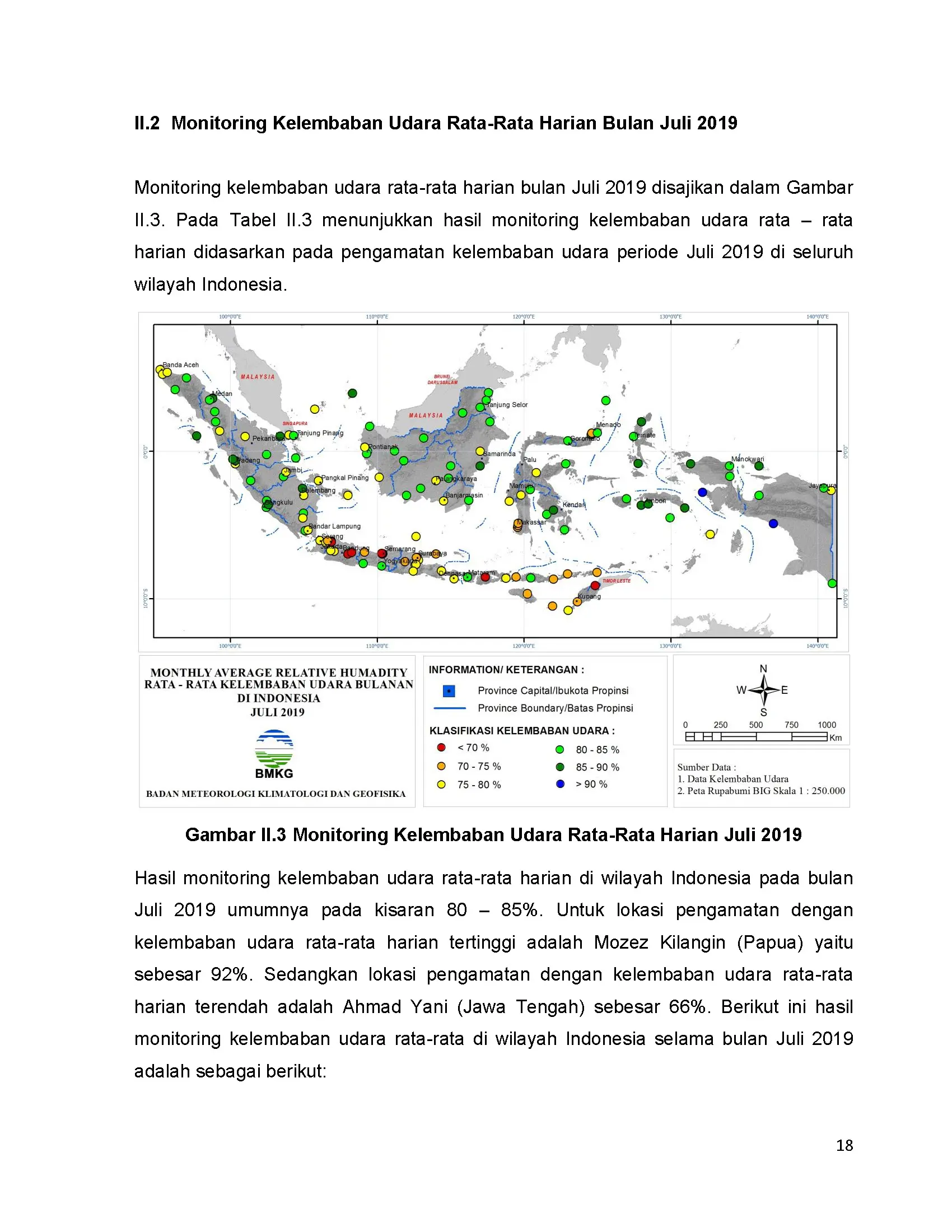 |Buletin - Bulanan| Informasi Iklim dan Lingkungan Vol VII Juli 2019 Halaman 29 dari total 101 Halaman