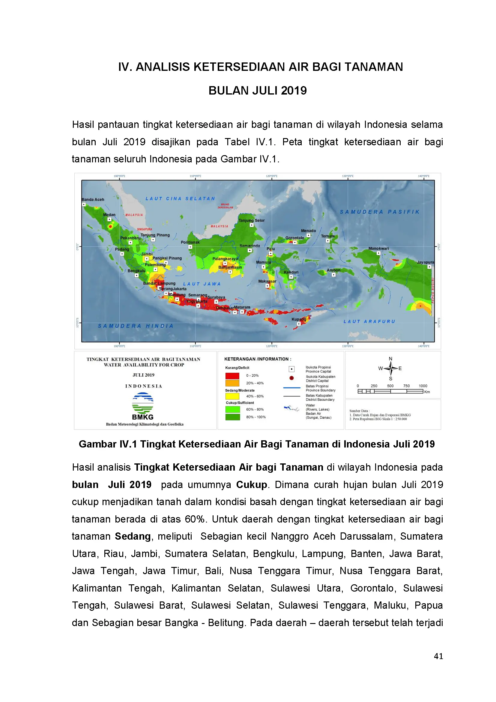 |Buletin - Bulanan| Informasi Iklim dan Lingkungan Vol VII Juli 2019 Halaman 52 dari total 101 Halaman