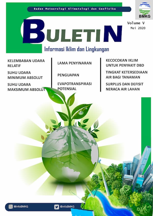 (Buletin - Bulanan) Informasi Iklim dan Lingkungan Vol VI Bulan JUNI Tahun 2020 Update dari Analisis dari Bulan Mei Tahun 2020