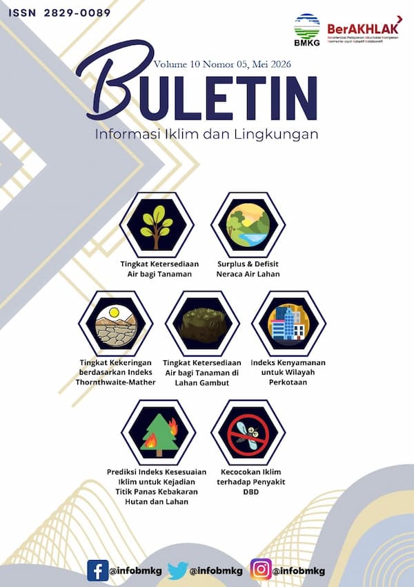 ( Buletin - Bulanan ) Informasi Iklim dan Lingkungan Volume 10 No 5 Edisi MEI Tahun 2026 Update dari Analisis Bulan April 2026