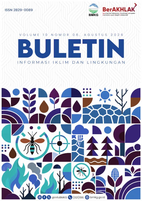 ( Buletin - Bulanan ) Informasi Iklim dan Lingkungan Volume 10 No 8 Edisi AGUSTUS Tahun 2026 Update dari Analisis Bulan Juli 2026