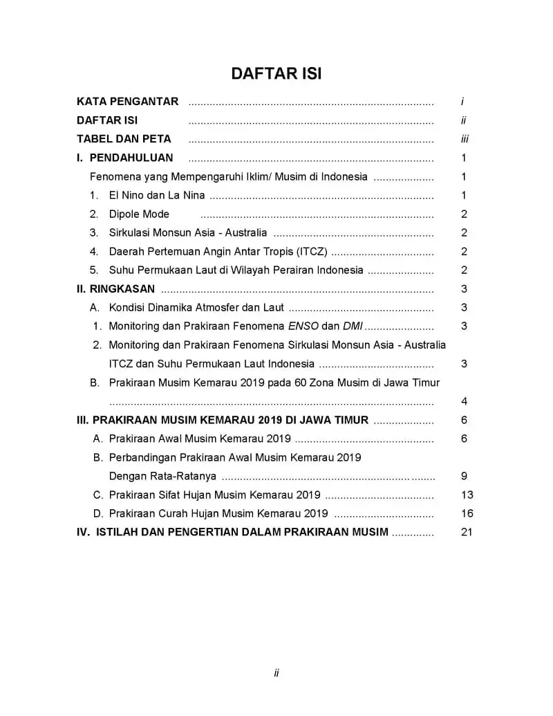 |Buletin-6-Bulanan| Prakiraan Musim Kemarau Tahun 2019 Provinsi Jawa Timur Halaman 3 dari total 35 Halaman