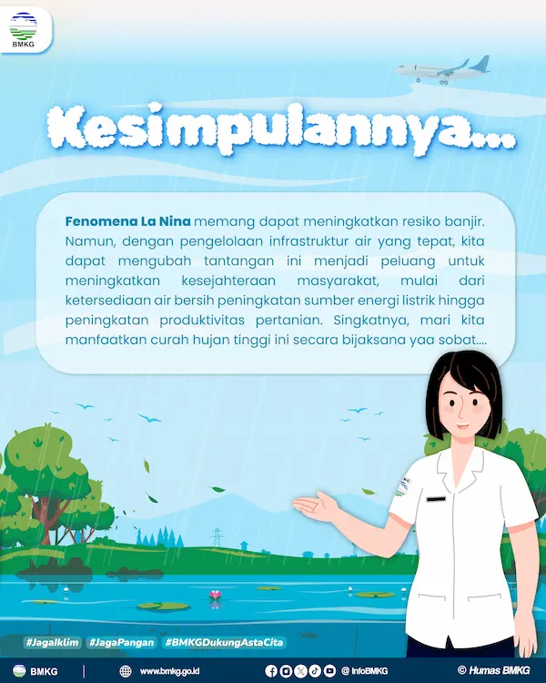 Kesimpulannya untuk Fenomena La Nina 