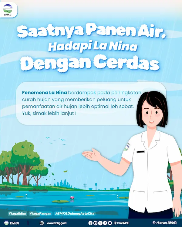 Saatnya Panen Air, Hadapi La Nina dengan Cerdas 