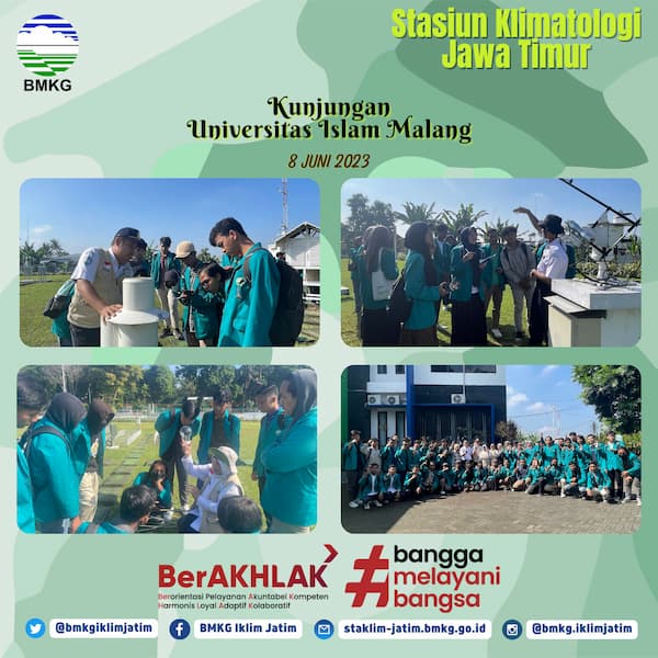( Infografis - Kegiatan ) Kamis, 8 Juni 2023 Kunjungan Mahasiswa Universitas Islam Malang