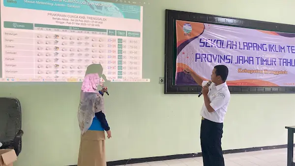 Selasa, 28 Februari 2023 Sekolah Lapang Iklim (Sli) Tematik Tahun 2023 Provinsi Jawa Timur Di Kabupaten Trenggalek