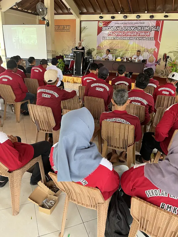  Sekolah Lapang Iklim Kabupaten Jombang Tahun 2025 DPR-RI 