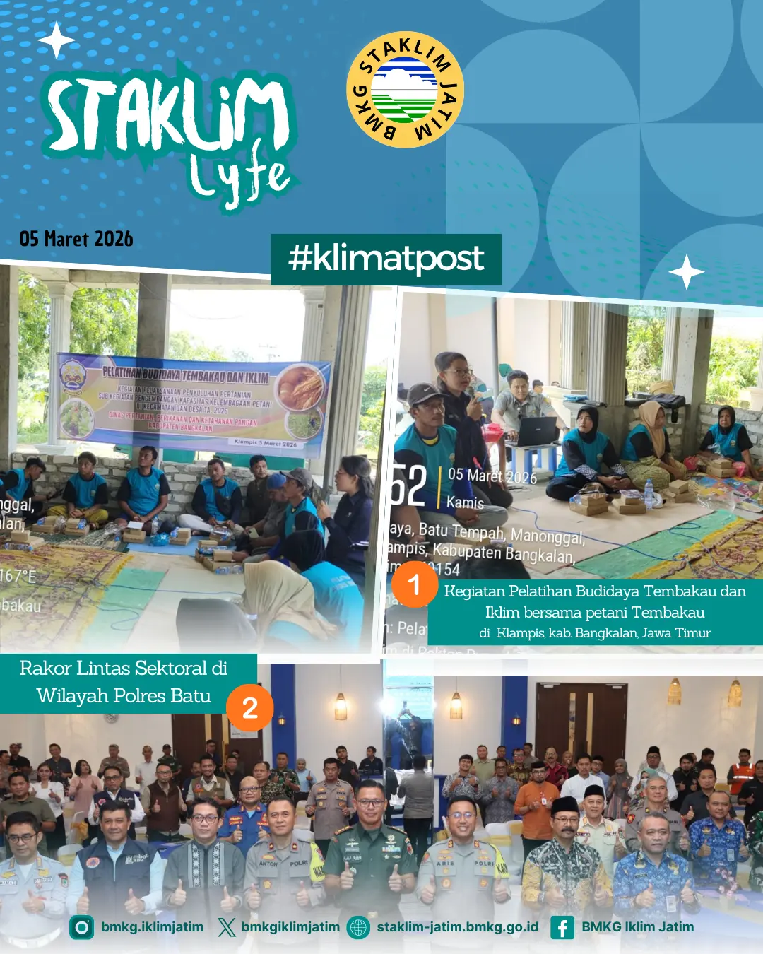 Infografis Aktivitas Layanan Iklim 05 Maret 2026